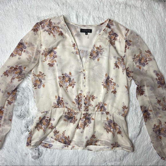 1 State Floral Blouse - Picture 3 of 4